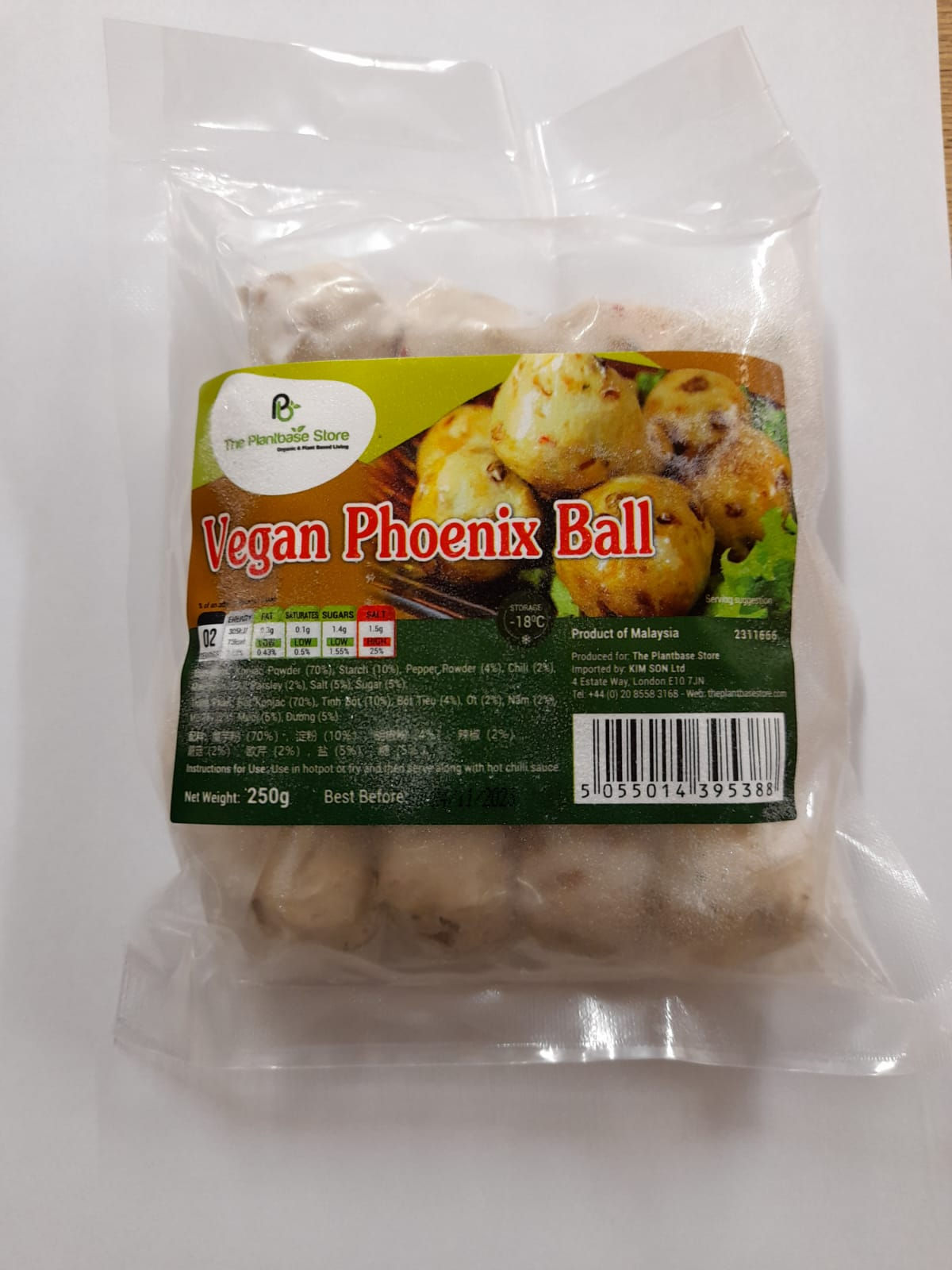 The Plantbase Vegan Phoenix Ball 250g