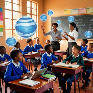 Learning with digital, text, AI and teachers