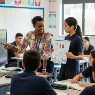 teacher and learner