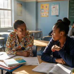 teacher and learner