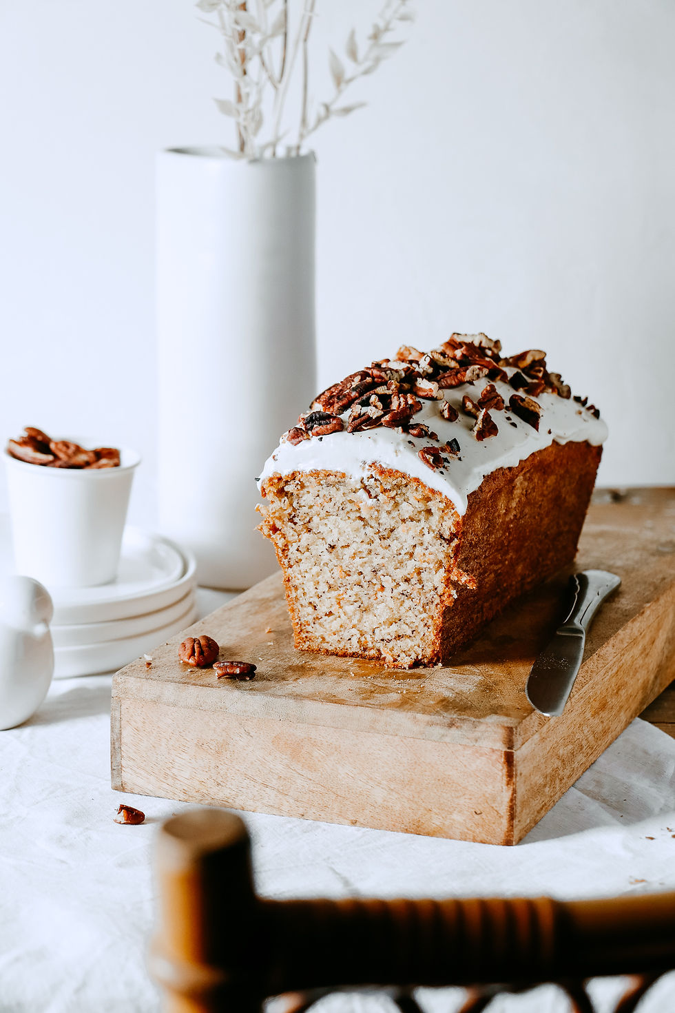 Banana bread, carotte, Un Piaf sur la Branche