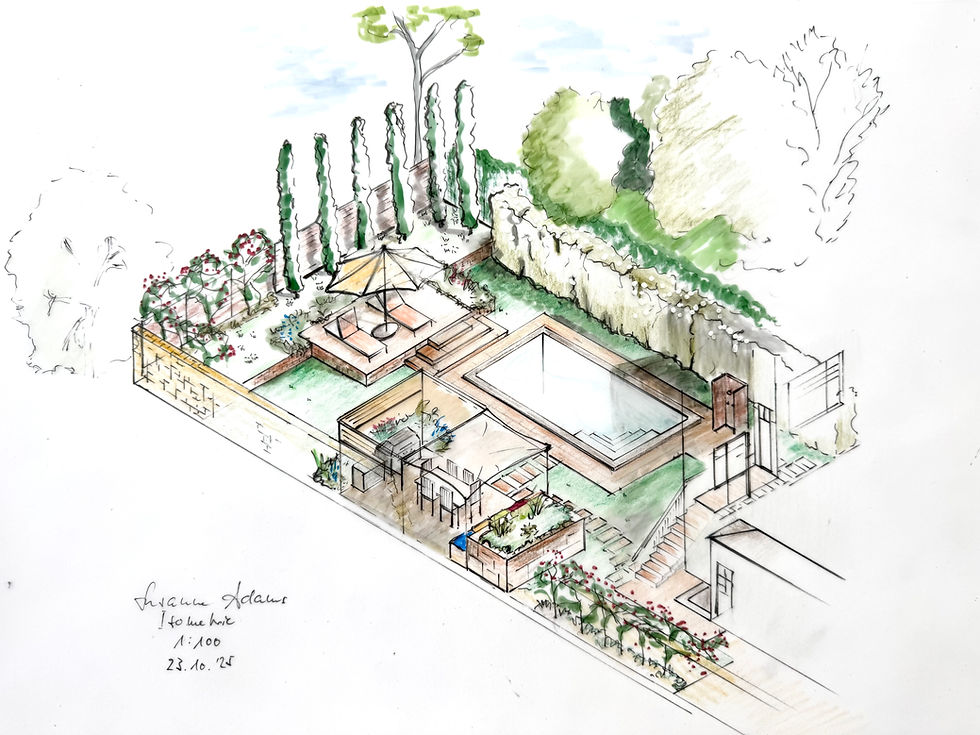 Frühling auf der Terrasse – der Garten erwacht