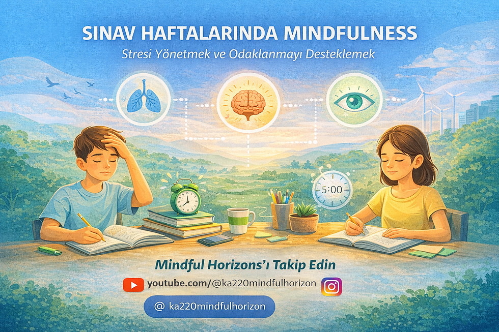 Mindfulness During Exam Weeks: Supporting Focus and Managing Stress