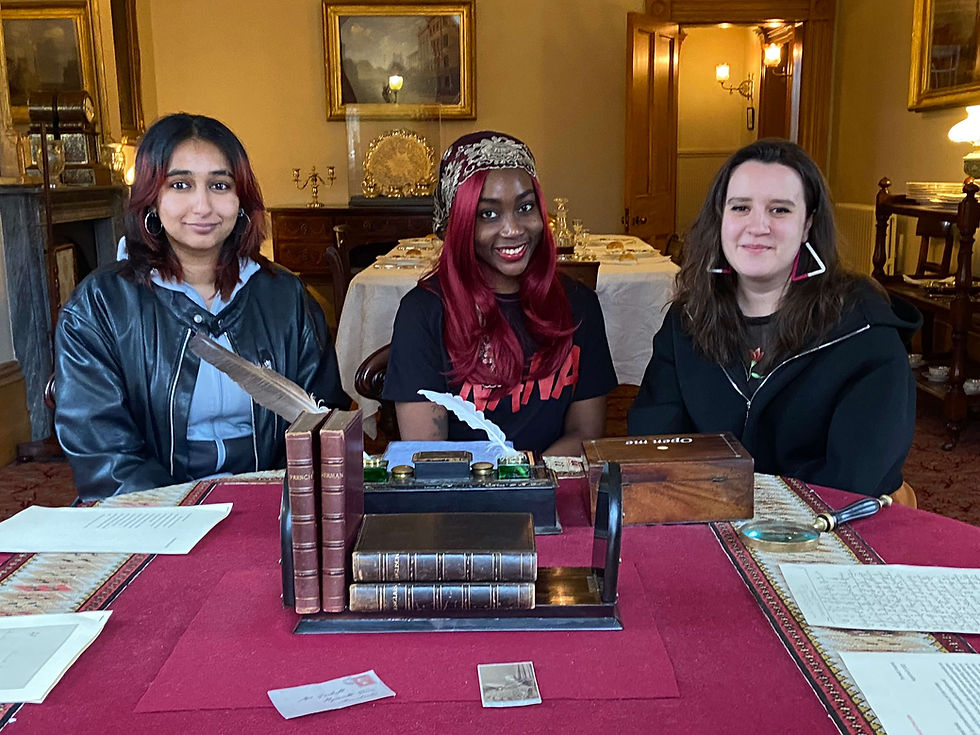 Left to Right: Guruleen Kahlo, Princess Arinola Adegbite and Georgia Affonso