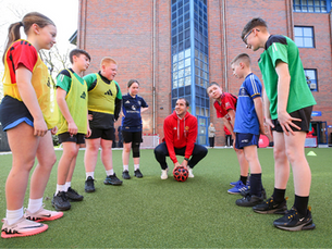 Manchester United scores Northern Ireland school partnership with John O'Shea