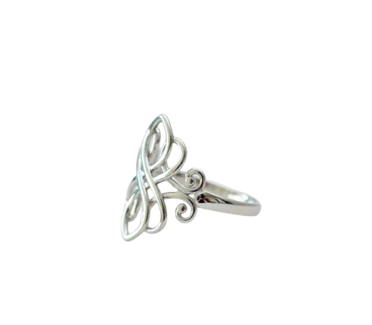 Thumbnail: Sterling Silver Celtic Knot Ring