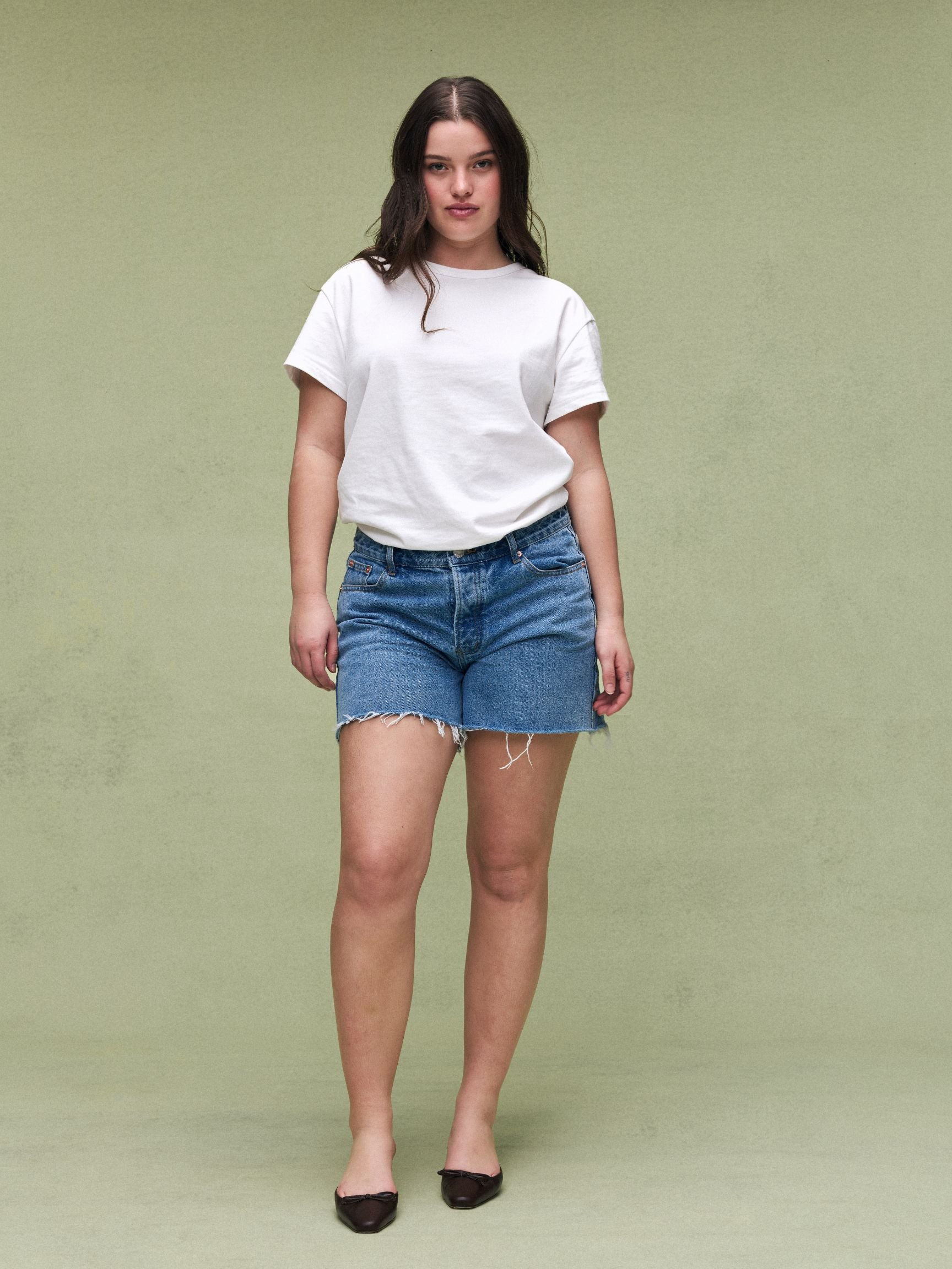 Long Baggy Shorts - Vintage Wash