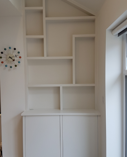 Unique under eaves storage