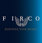 firco mortgages logo with blue background
