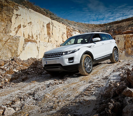 White Range Rover