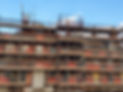 Heritage building with scaffolding