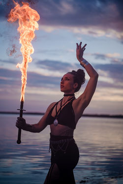 Fire Photoshoot with Bootprint Productions