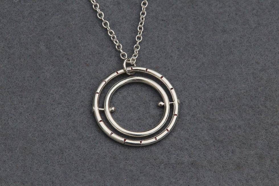 Thumbnail: Kinetic Eye // Gyroscopic Hoop Necklace