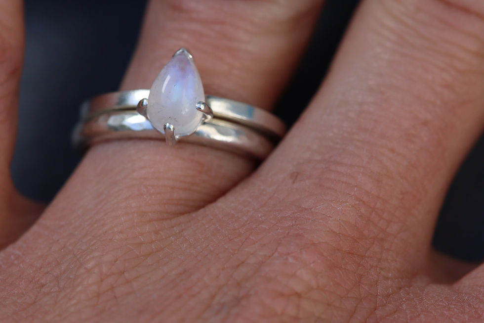 Thumbnail: Recycled Silver Wedding Band - Skinny