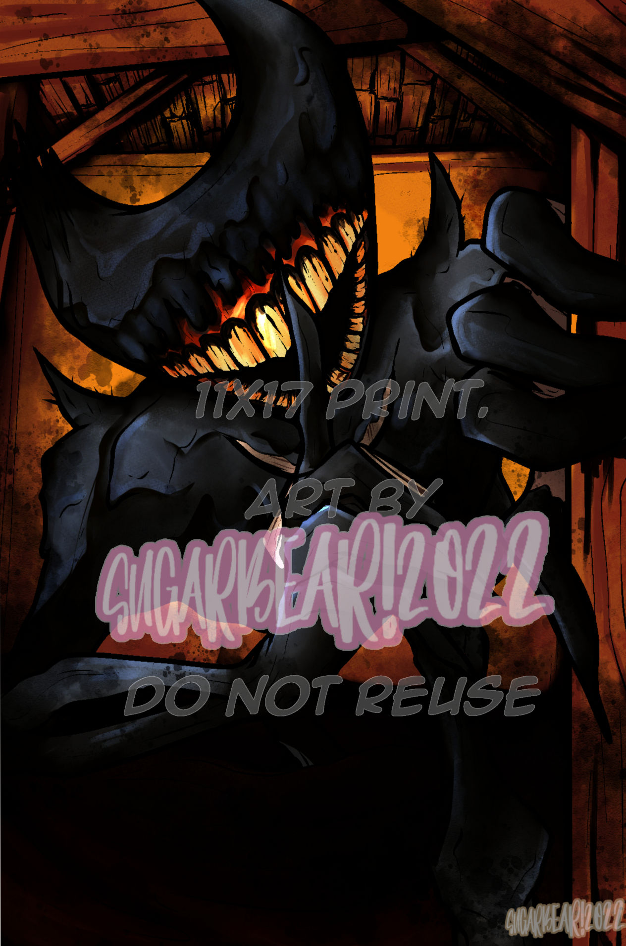 Ink Demon- BATIM Art