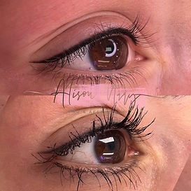 Winged semi-permanent eyeliner result in Norwich