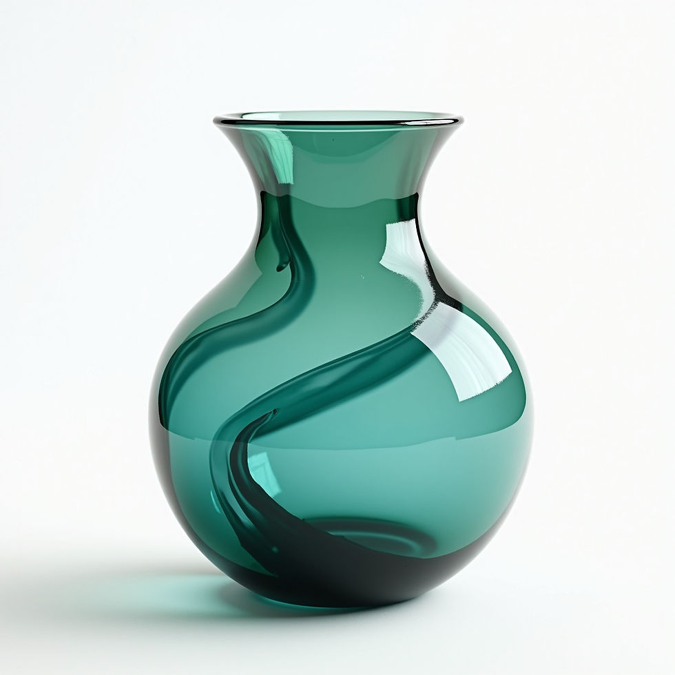 Swirl Glass Vase