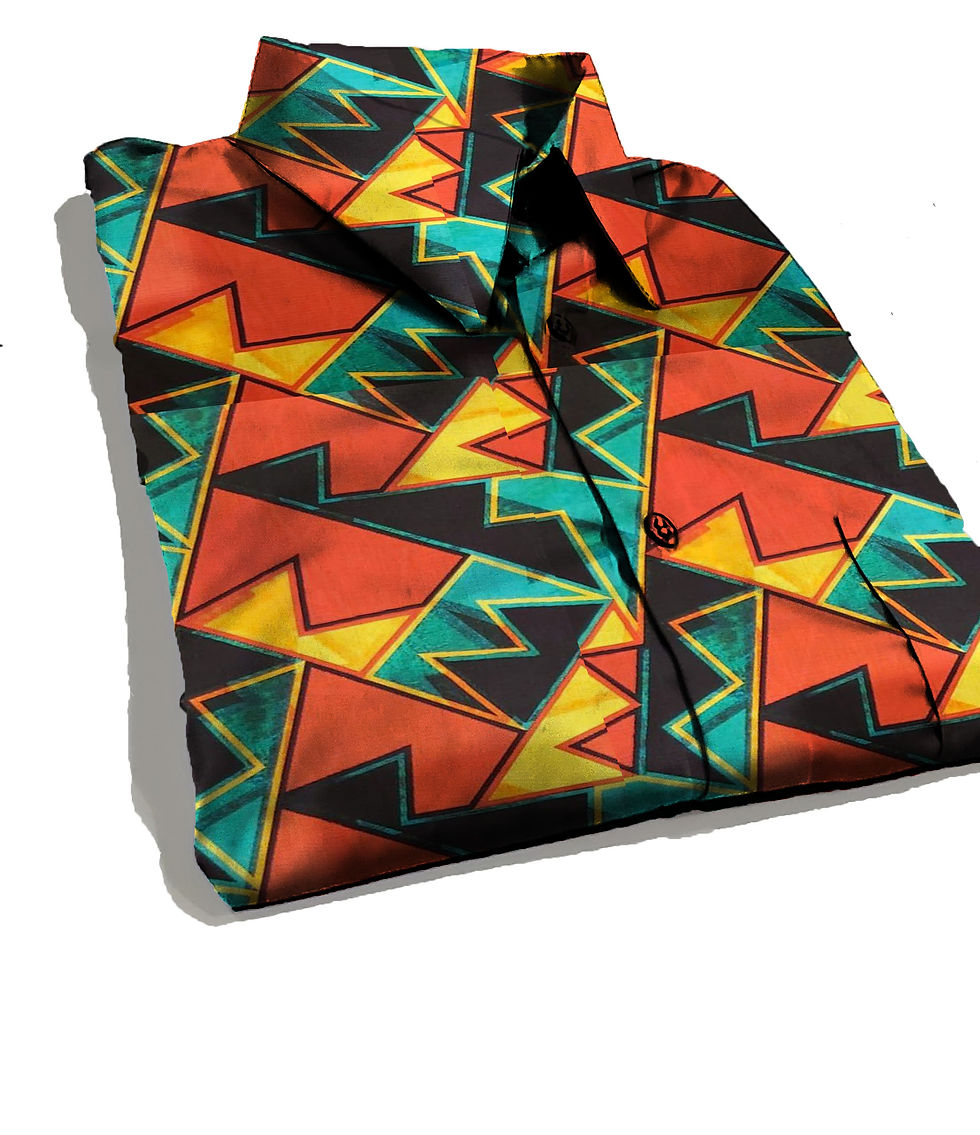 Camisa Social Plus Size - Estampa Digital - Angular