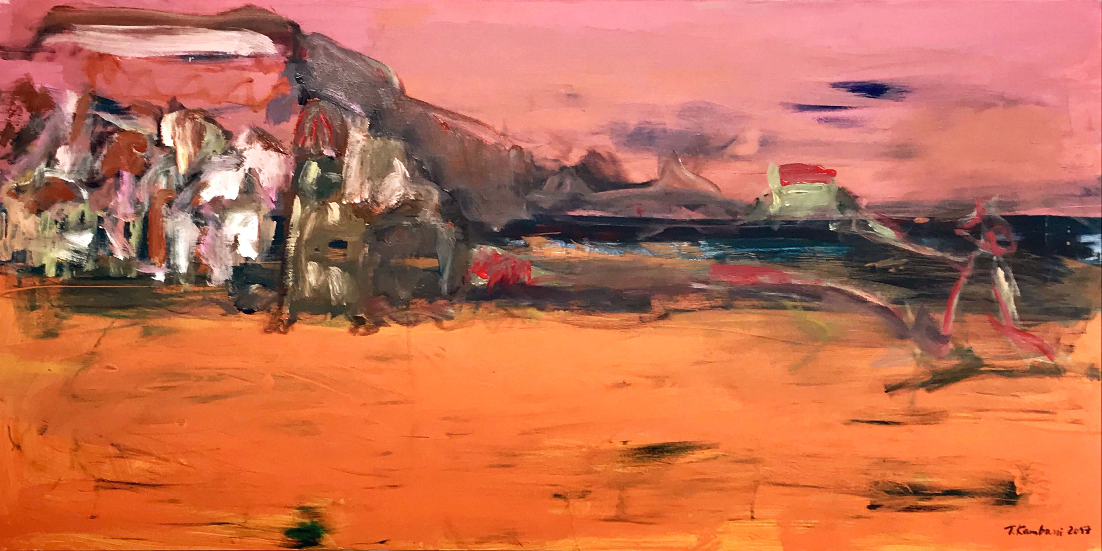 Collioure_au_crépuscule,_60x120cm,_acrylique_sur_toile,_2017_sm
