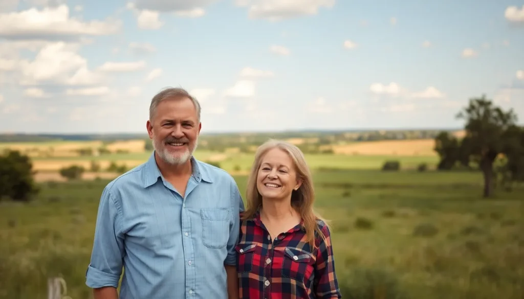 man and woman outdoors - Owner Financing vs Traditional Mortgage
