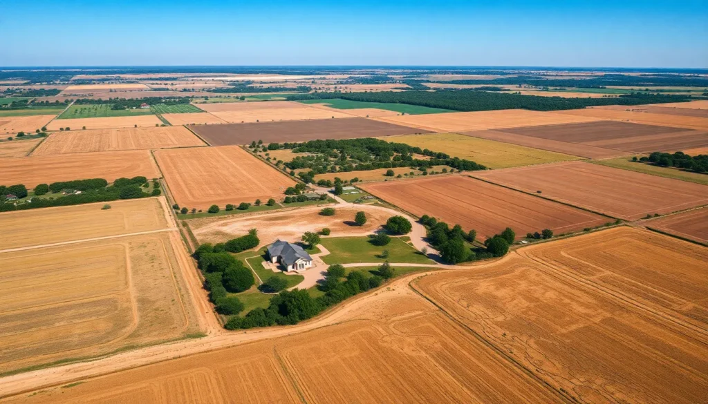 aerial view of land- What Should I Know Before Buying Land in Texas?