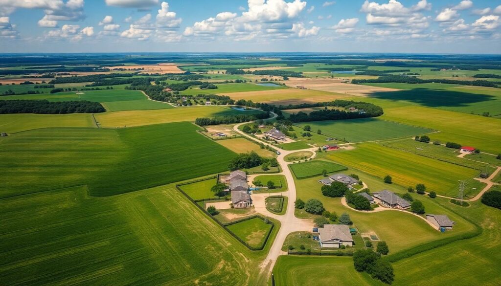 aerial view of land - Why Investors Choose Land with Owner Financing