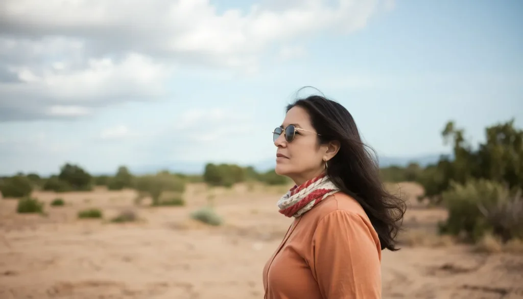 woman looking at land - What Credit Score Do I Need to Buy Land with Owner Financing