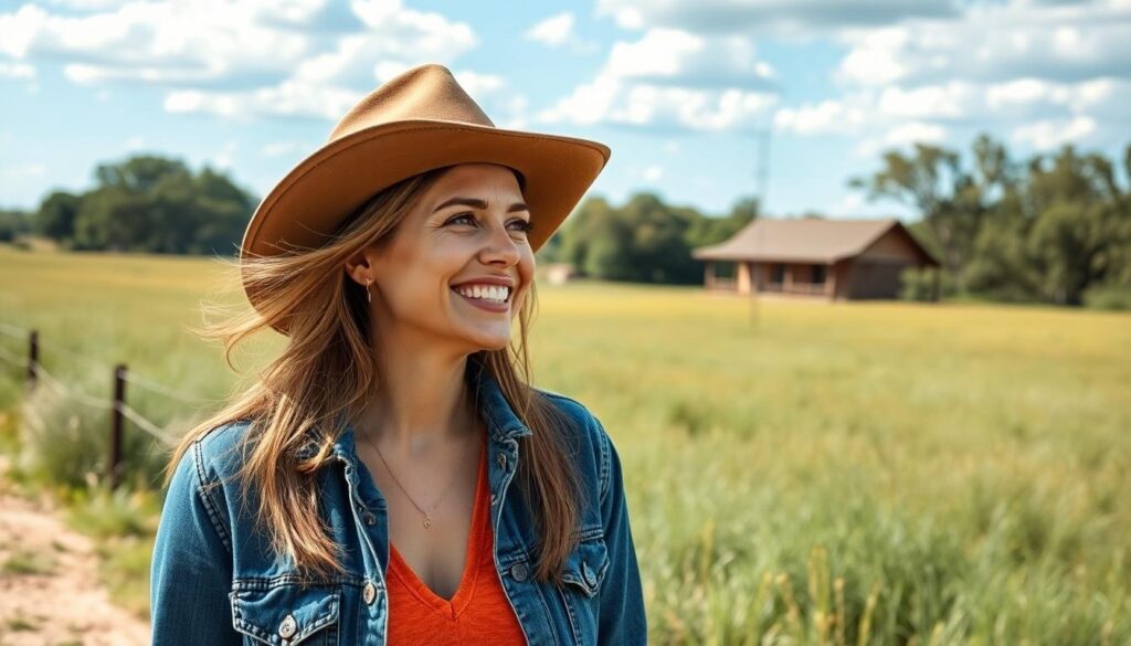 smiling woman - residential land for sale in texas