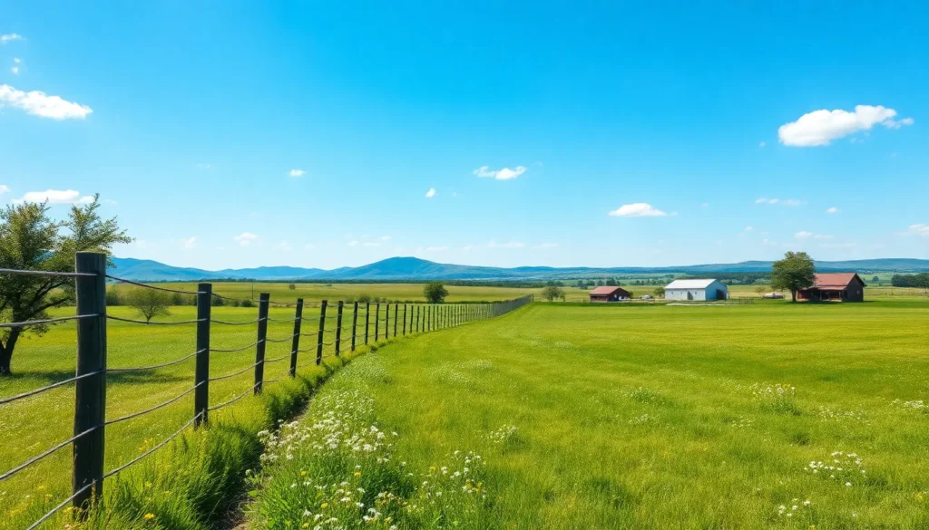 fenced-off land - No credit check land financing in Texas