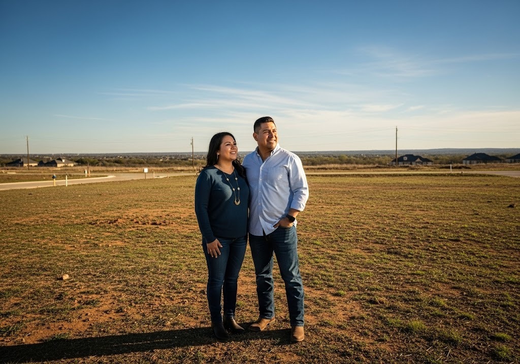 couple looking at land - How Does Land Ownership Support Long-Term Goals