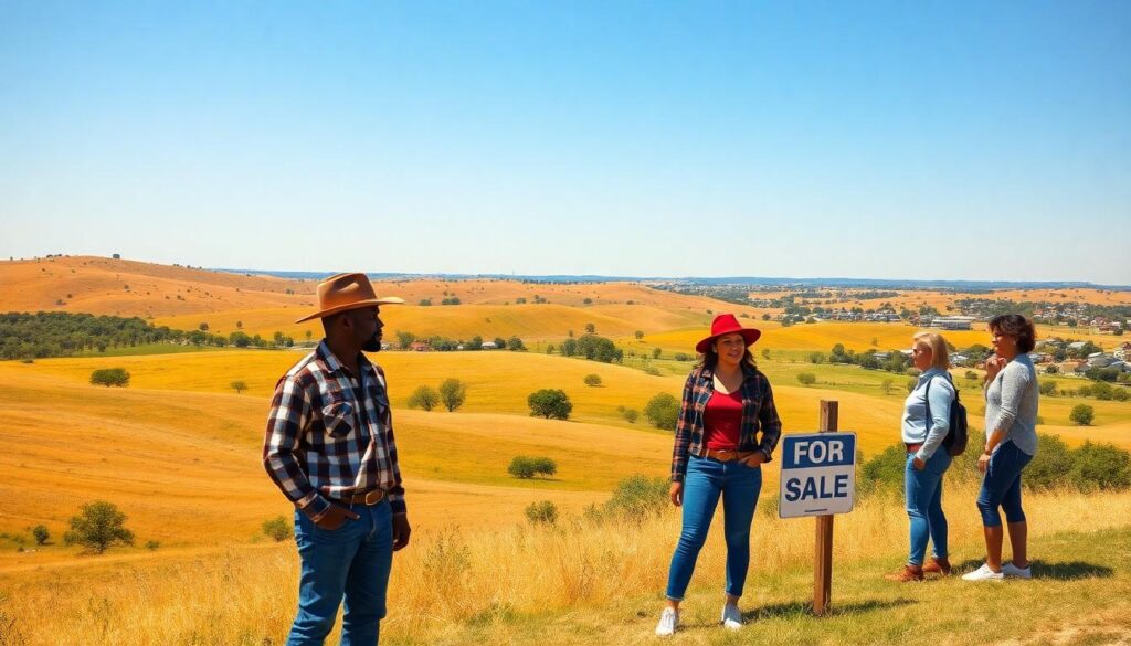 people looking at land for sale - land investment in texas pros