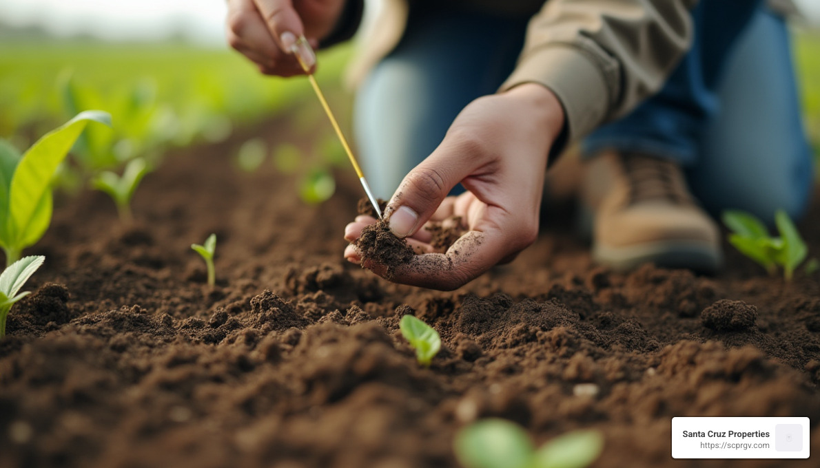 Soil testing is crucial to ensure good crop yield - what to look for when buying agricultural land
