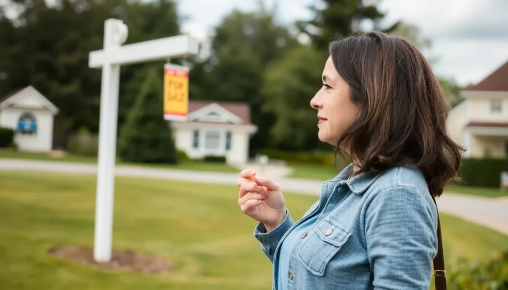 woman looking at land for sale - Is Owner Financing Safe for Buyers
