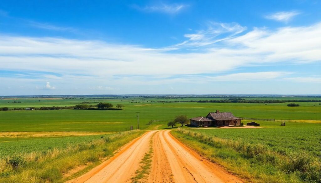 house in the middle of a field - Owner Finance Homes Houston
