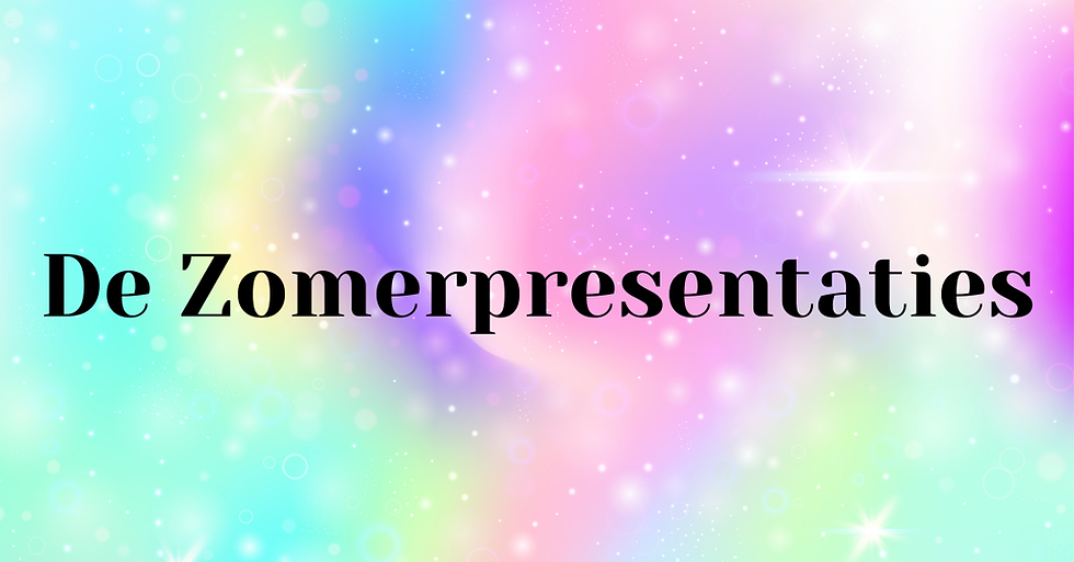 De Zomerpresentaties