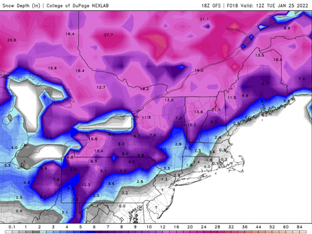 SONWFALL FORECAST EVENING THUNDERSONW POSSIBLE 
