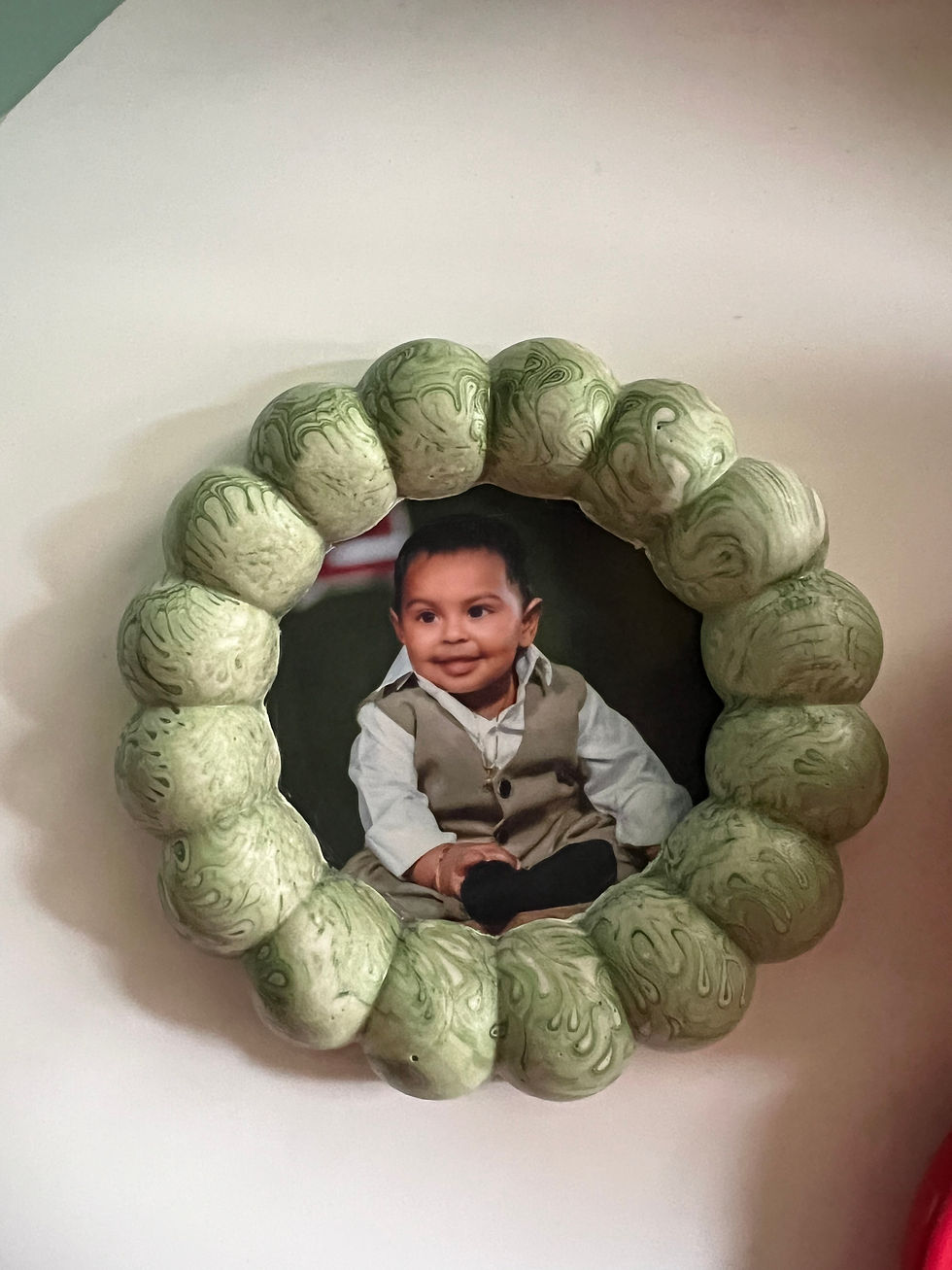 Thumbnail: Round bubble photo frame