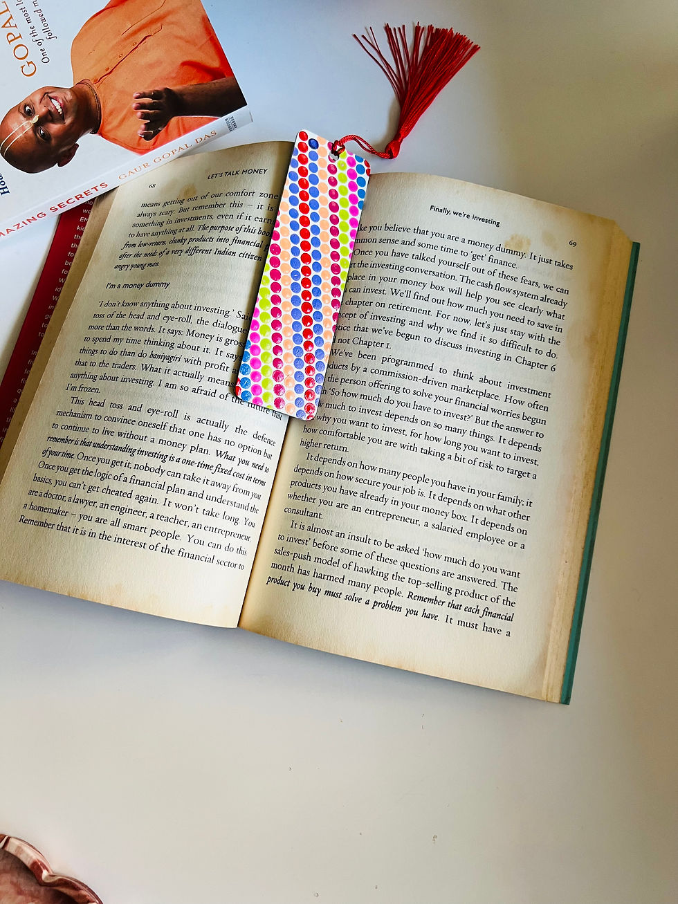 Thumbnail: Multicolor Dot Mandala bookmark