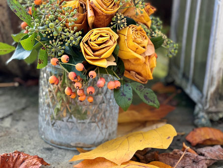 Herbstrosen - Blumensträusse aus dem Herbstgarten