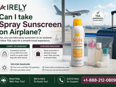 Can I Spray Sunscreen on Airplane Carry-On or Checked Bags?
