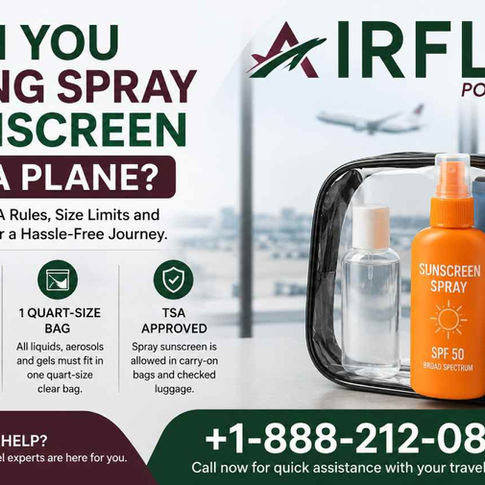 Can You Bring Spray Sunscreen on a Plane? TSA Rules Explained