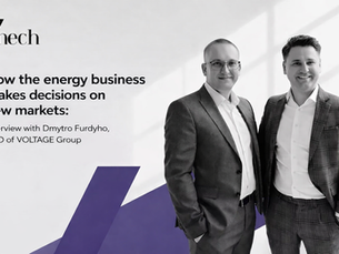 VOLTAGE Group CEO Dmytro Furdyha speaks exclusively about the Ukrainian energy market — how to read market signals, enter new segments without full certainty, and maintain focus when demand exceeds capacity. Practical lessons from inside Ukrainian energy.