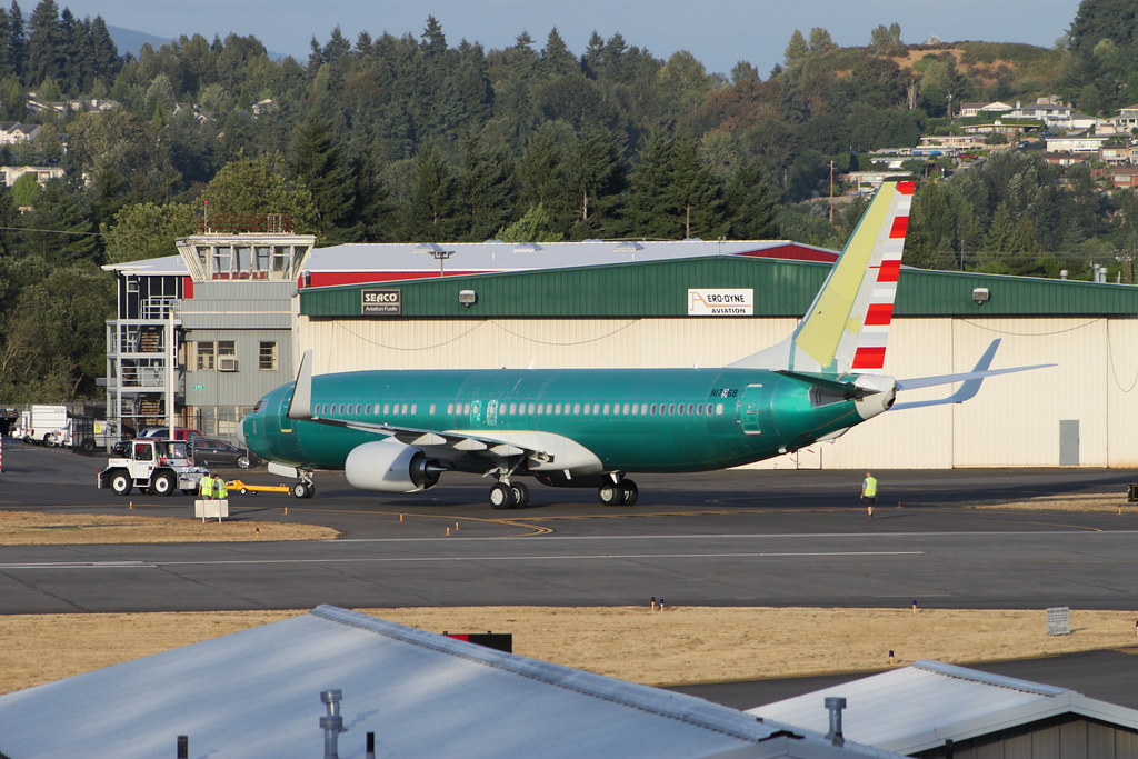 Unpainted Boeing 737-800