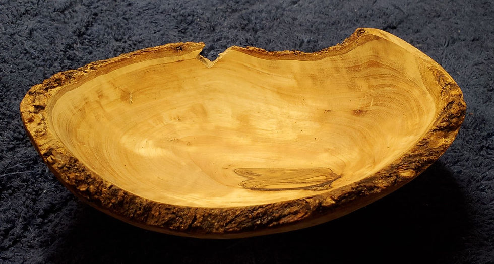 Thumbnail: Olive Wood Rustic Bowl