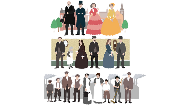 different social classes after industria