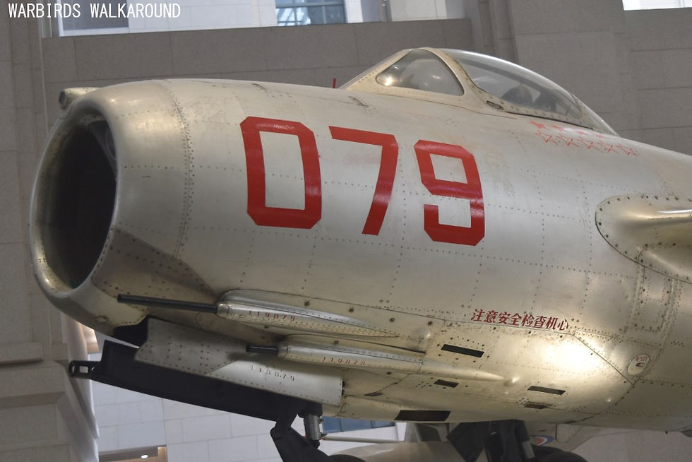 "Meritorious Jet Fighter" Wang Hai's MiG-15 s/n 119079.