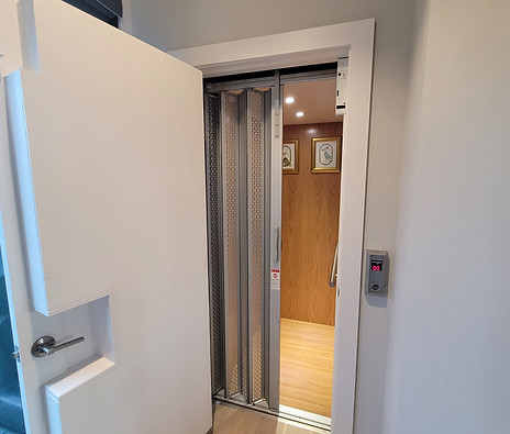 elevator folding door