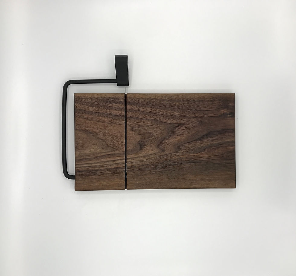 Thumbnail: (SOLD) Small Cheese Slicer - Black Walnut