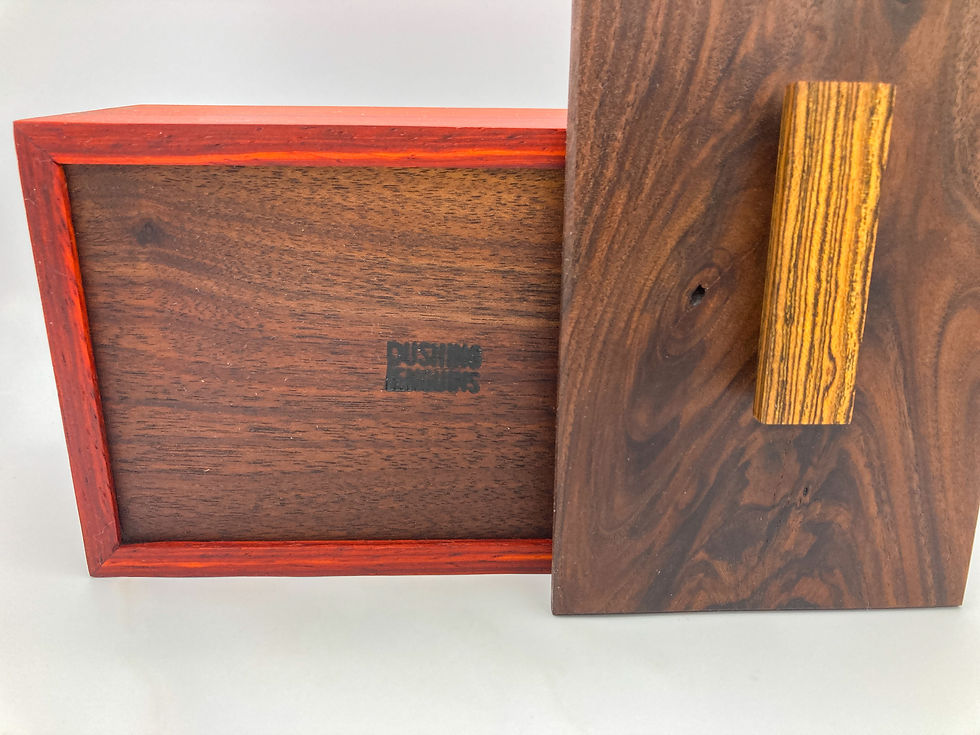 Thumbnail: (SOLD) Padauk / Black Walnut / Bocote Box