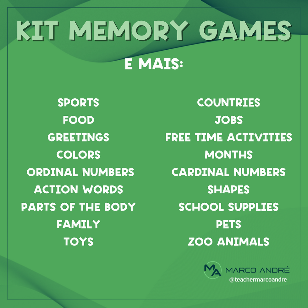 Miniatura: MEMORY GAME KITS